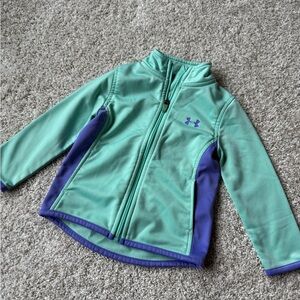 Under Armour Kids Full Zip Jacket - Green and Purple